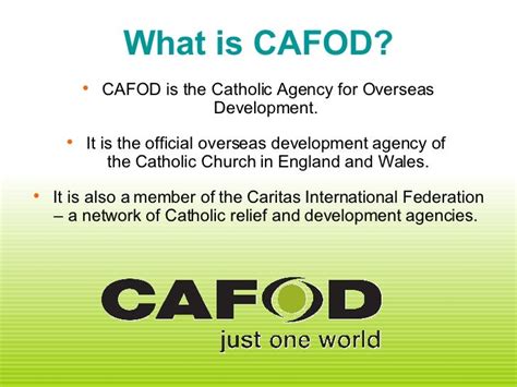 cafod meaning.